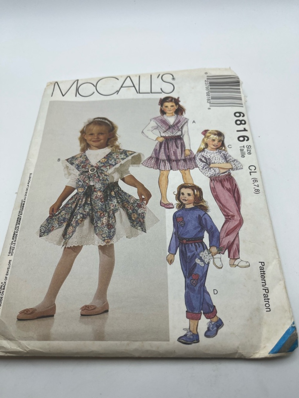 McCall’s Little Girl’s Dress and Outfit Pattern